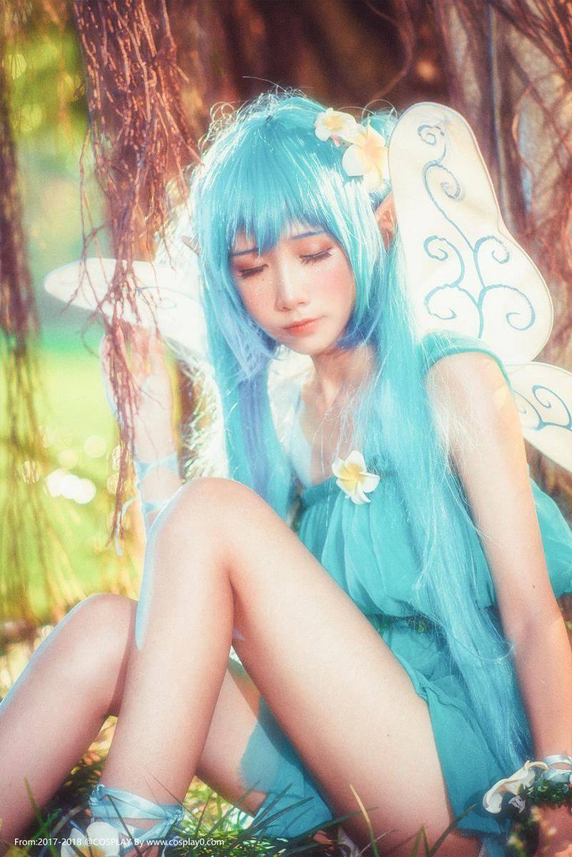 Cosplay福利/兽耳萝莉花妖精初音未来裸足Cosplay高清唯美图片