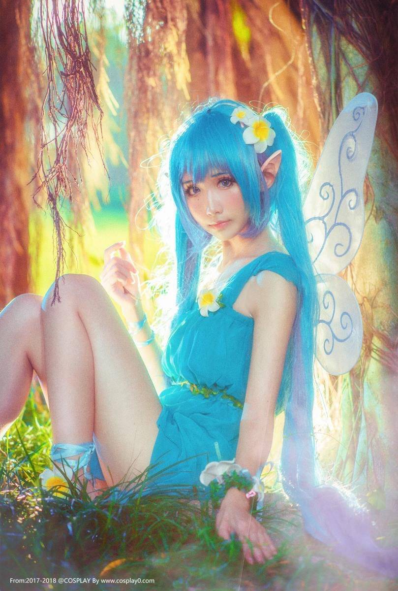 Cosplay福利/兽耳萝莉花妖精初音未来裸足Cosplay高清唯美图片