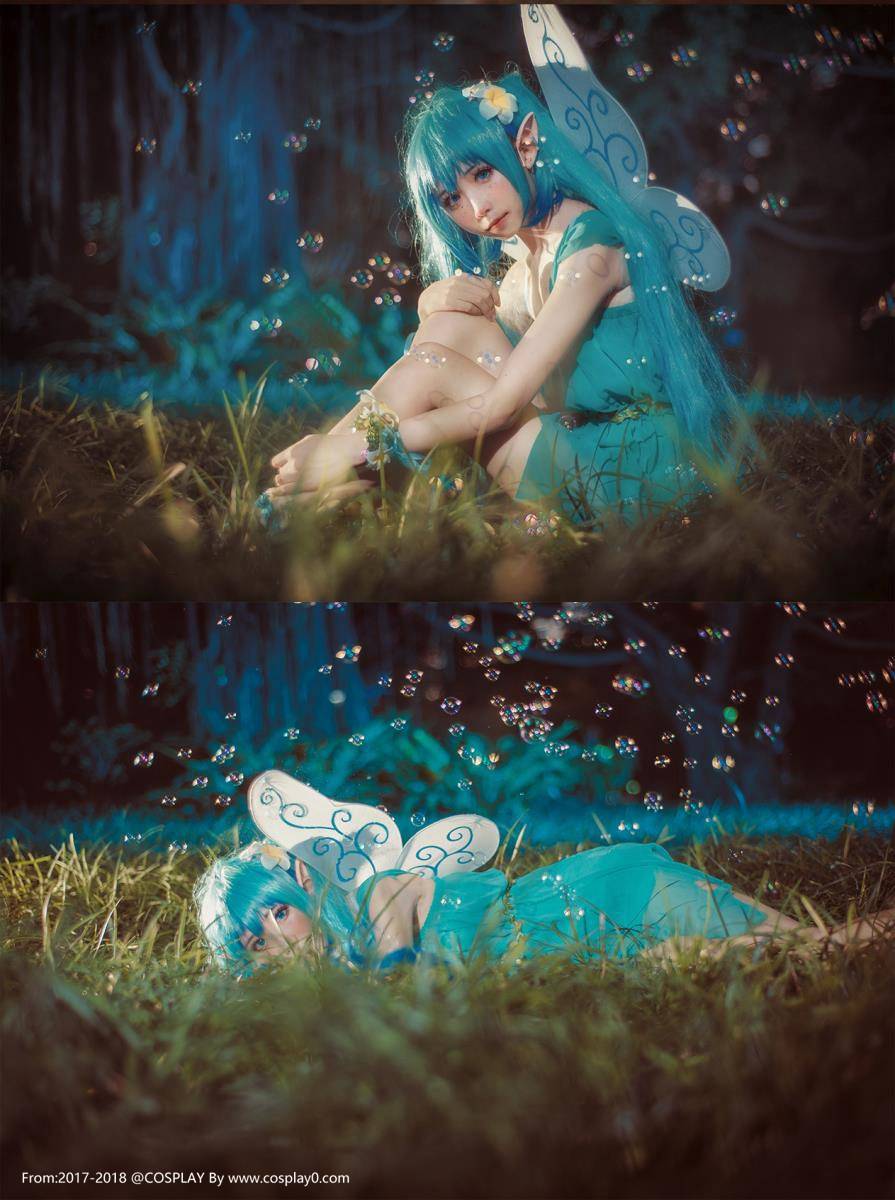 Cosplay福利/兽耳萝莉花妖精初音未来裸足Cosplay高清唯美图片