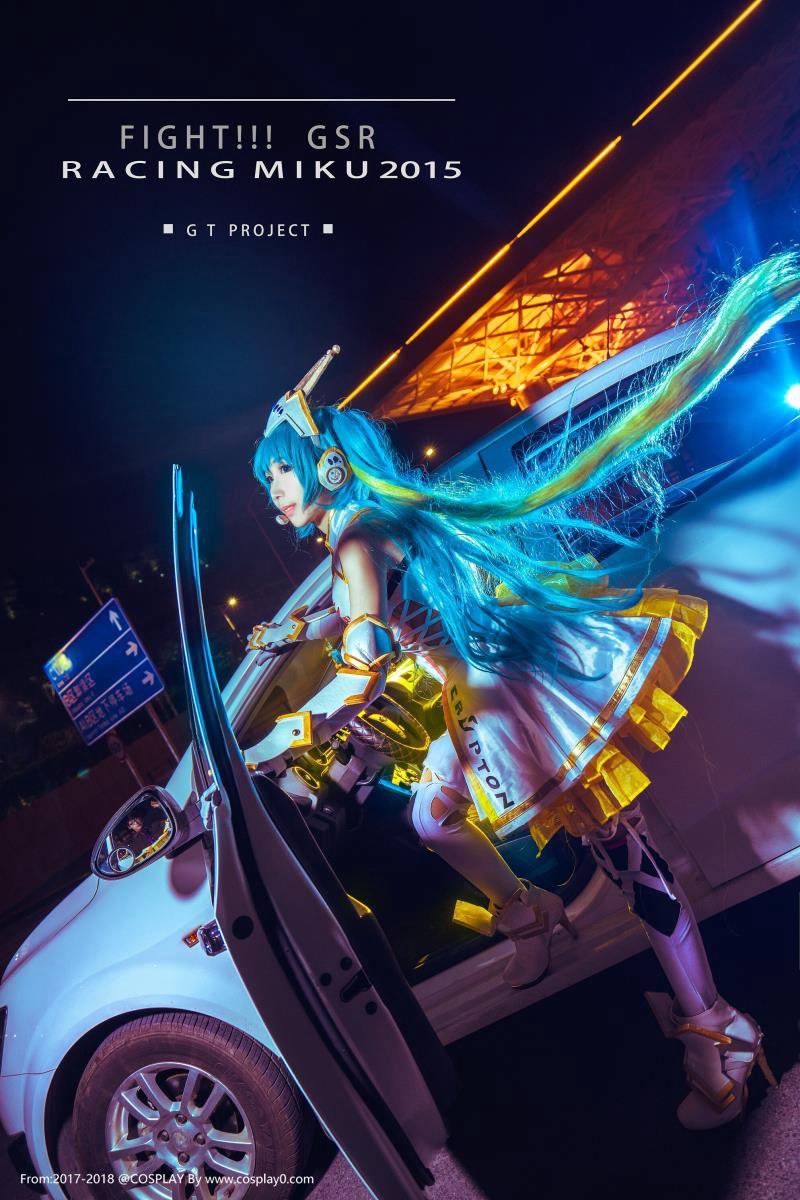 Cosplay福利/性感美女赛车娘同人初音未来Cosplay高清写真图片