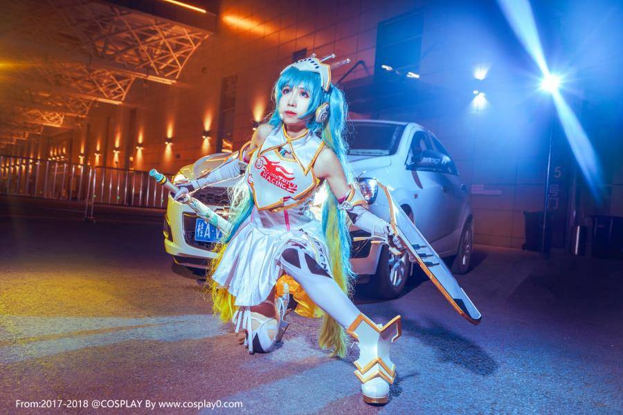 Cosplay福利/性感美女赛车娘同人初音未来Cosplay高清写真图片