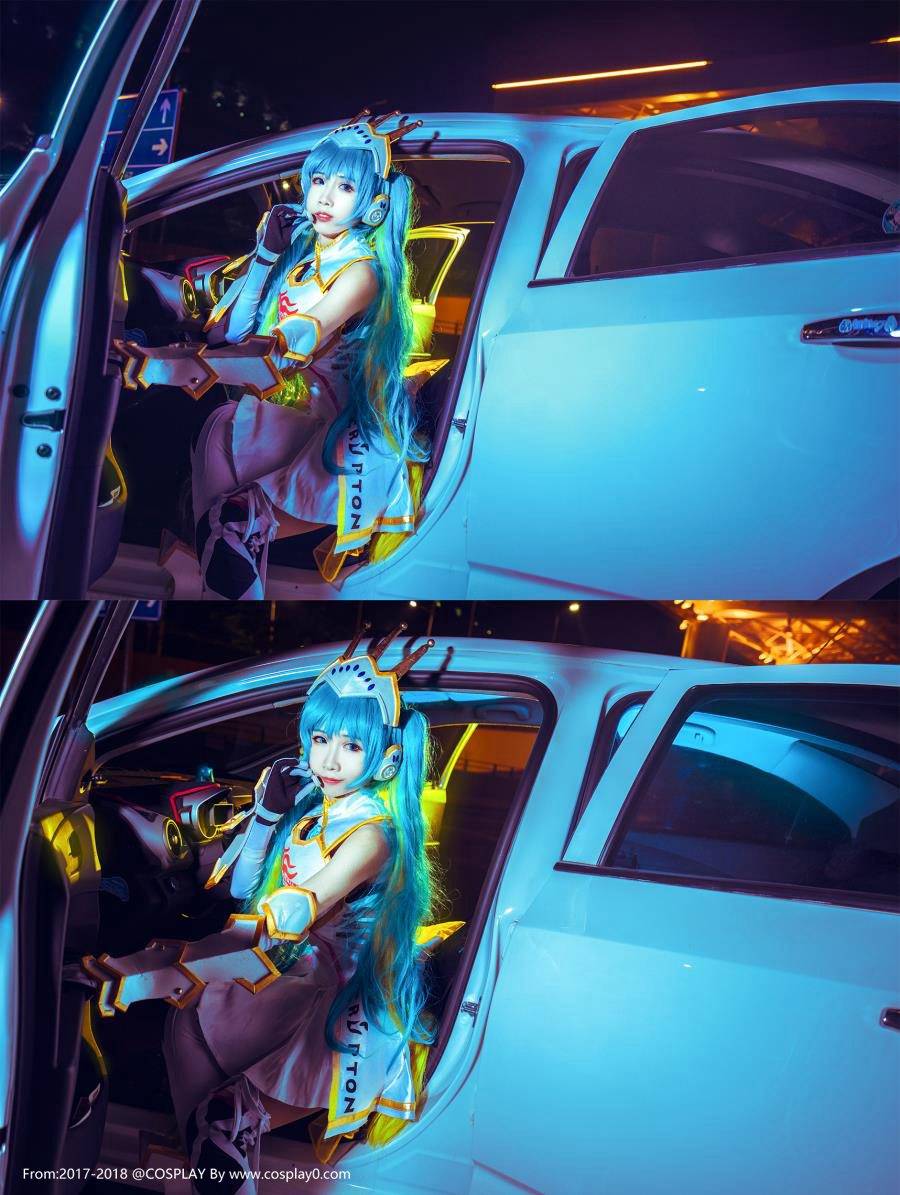 Cosplay福利/性感美女赛车娘同人初音未来Cosplay高清写真图片