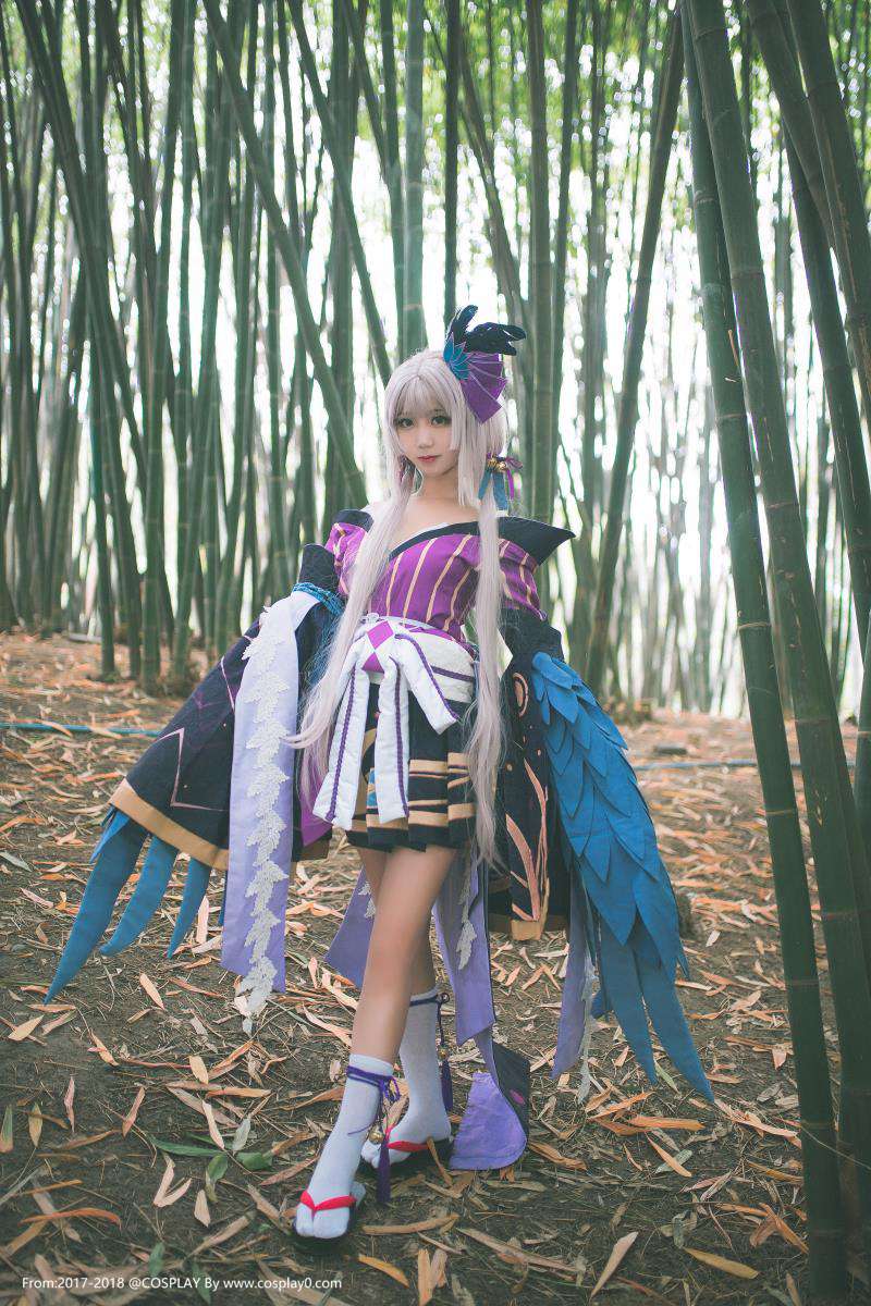 Cosplay福利/萌妹子-黑川-阴阳师以津真天觉醒Cosplay图片