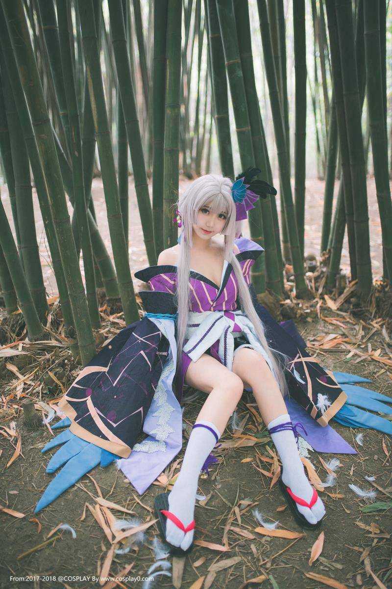 Cosplay福利/萌妹子-黑川-阴阳师以津真天觉醒Cosplay图片