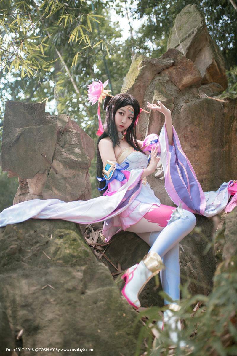 Cosplay福利/-黑川-王者荣耀女英雄Cosplay貂蝉古风图片