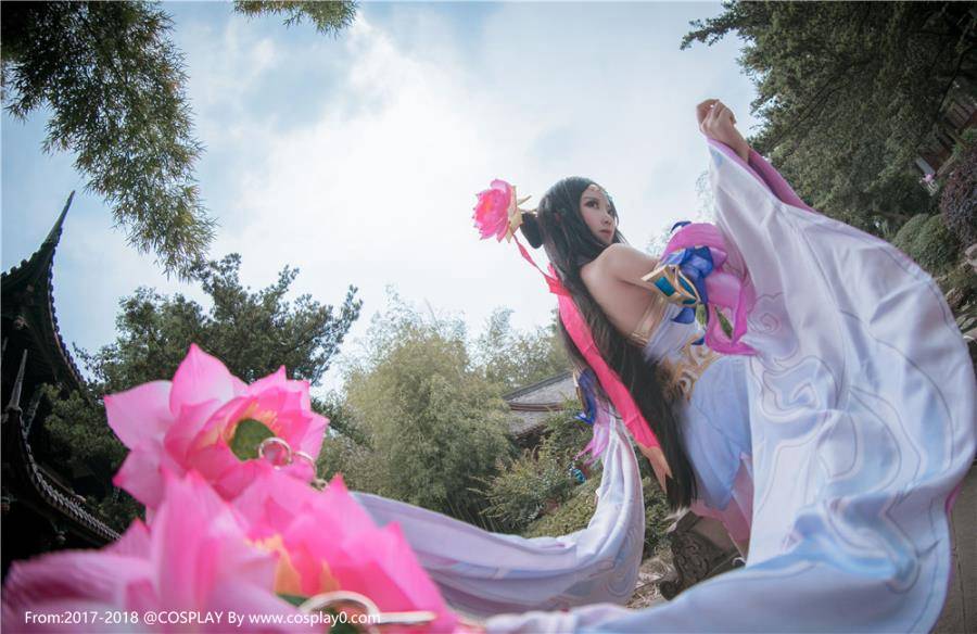 Cosplay福利/-黑川-王者荣耀女英雄Cosplay貂蝉古风图片