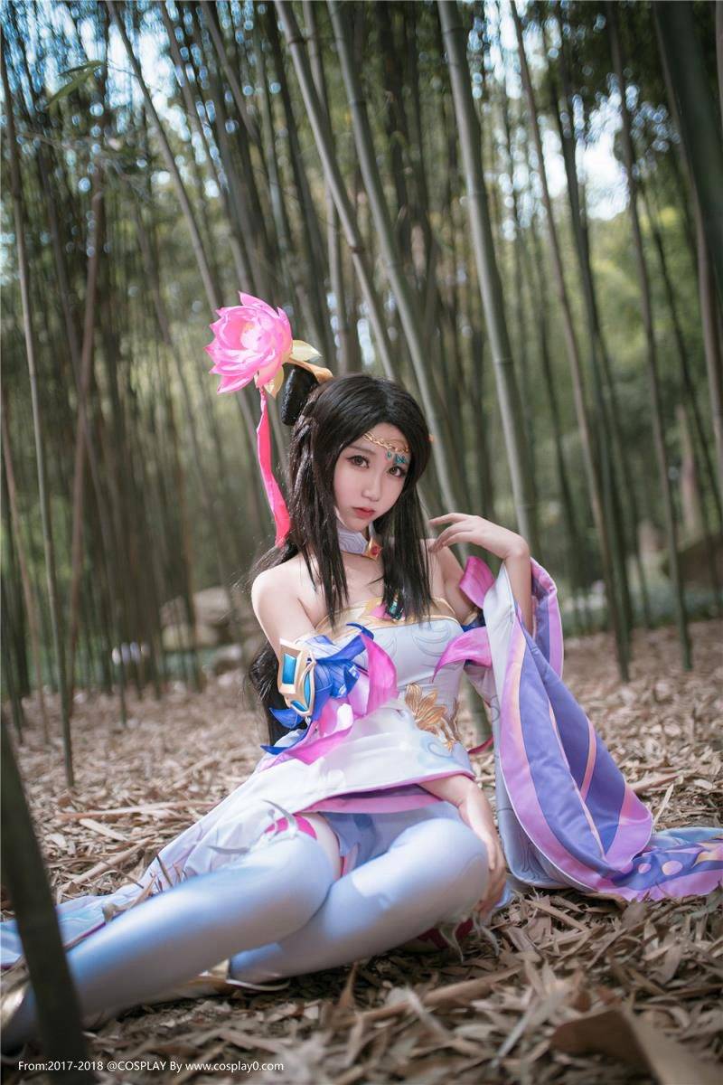 Cosplay福利/-黑川-王者荣耀女英雄Cosplay貂蝉古风图片