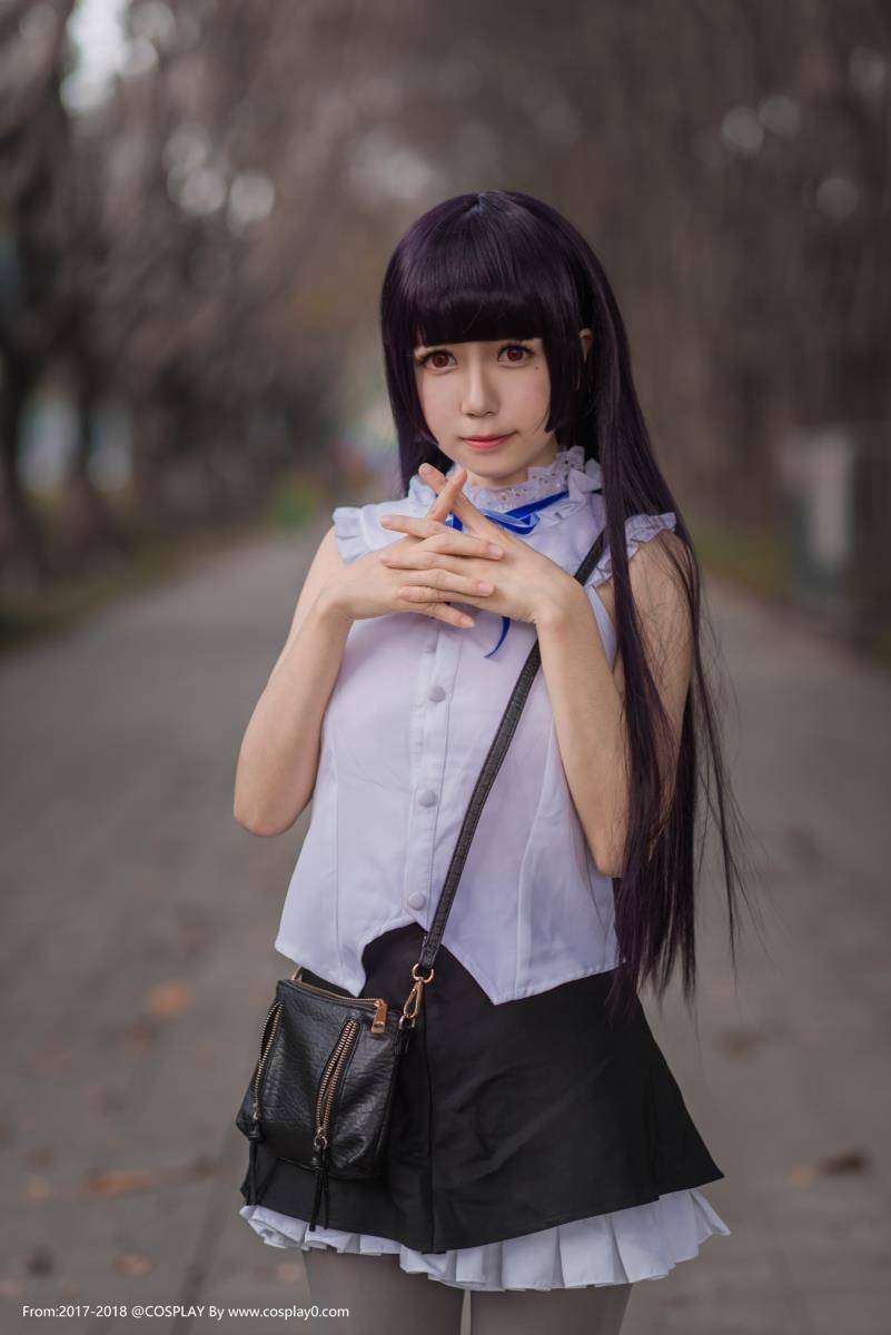 Cosplay福利/白金x超萌五更琉璃黑猫丝袜美腿诱惑Cosplay图片