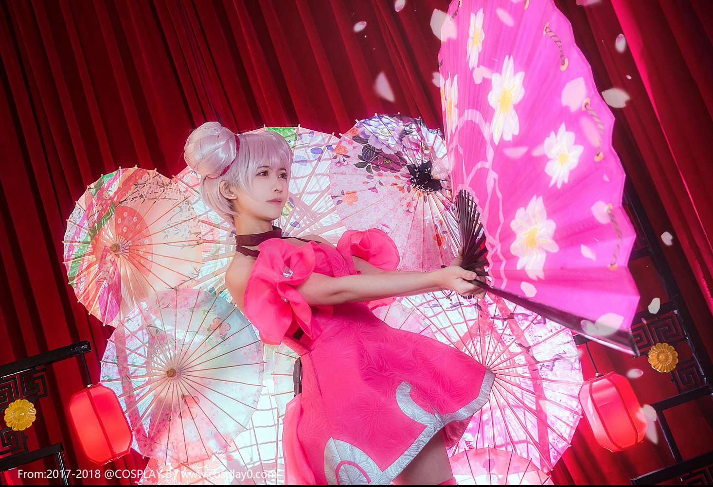 Cosplay福利/鳗鱼霏儿&大肉丸aimee王者荣耀大乔小乔姐妹花Cos图片