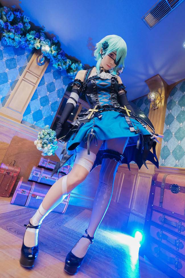 Cosplay福利/刀剑神域 朝田诗乃cosplay