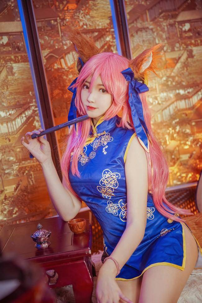 Cosplay福利/玉藻前 旗袍美女 Cn：阿八八八w
