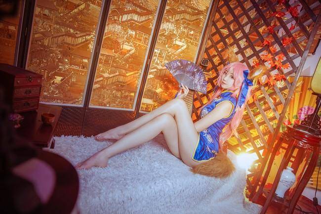 Cosplay福利/玉藻前 旗袍美女 Cn：阿八八八w