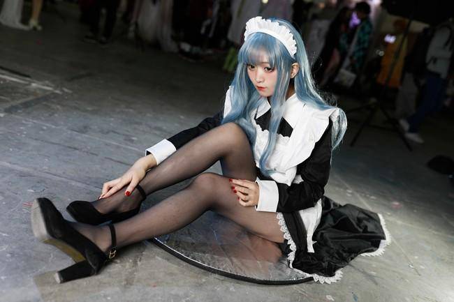 Cosplay福利/蕾姆女仆场照 Cn：春眠的哈妹