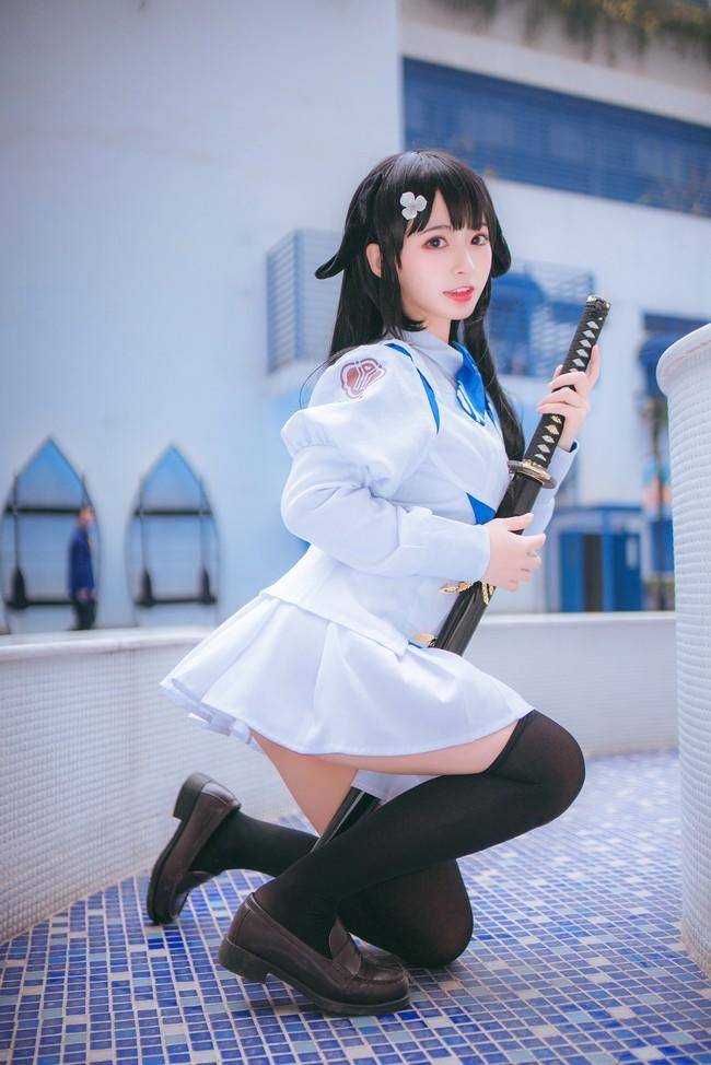 Cosplay福利/碧蓝航线 鸟海cosplay美腿绝对领域