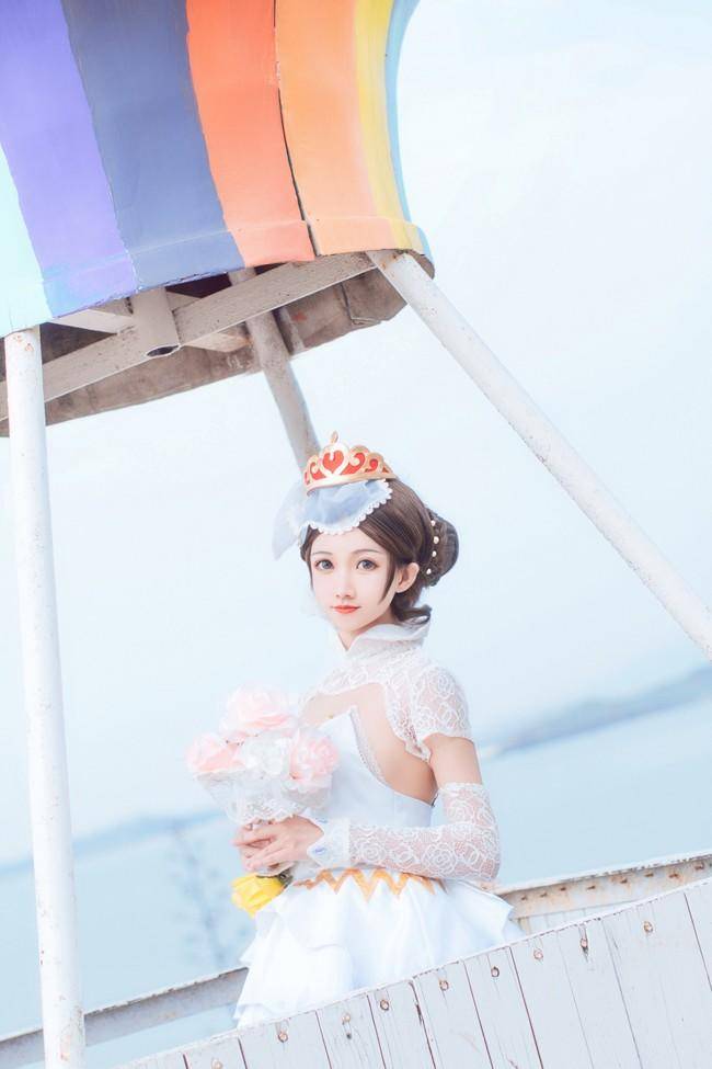 Cosplay福利/王者荣耀小乔cosplay花嫁