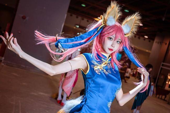 Cosplay福利/玉藻前cosplay场照 丝袜美腿