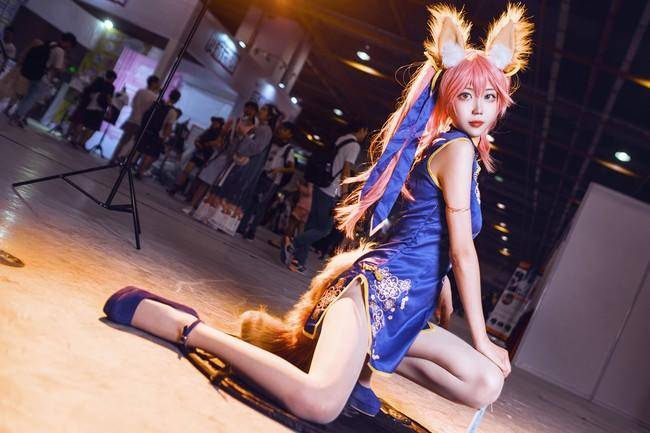Cosplay福利/玉藻前cosplay场照 丝袜美腿