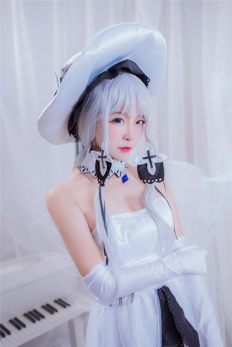 Cosplay福利/碧蓝航线COS 光辉 绝对领域美少女