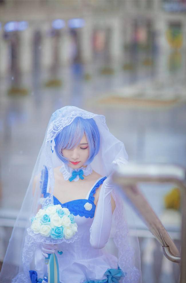 Cosplay福利/雷姆花嫁cosplay cn:伊织四