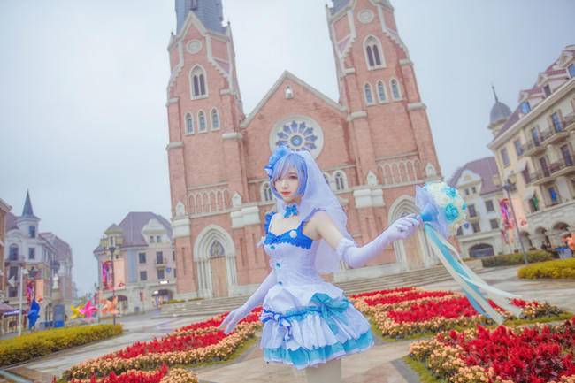 Cosplay福利/雷姆花嫁cosplay cn:伊织四