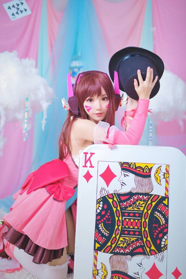 Cosplay福利/D.VA Cn：花柒