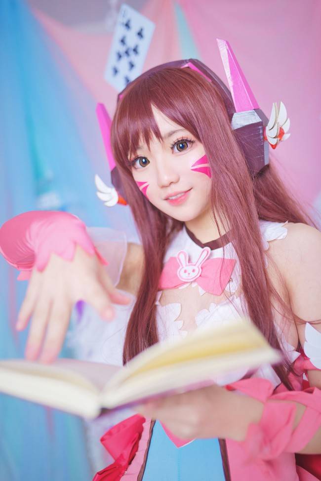 Cosplay福利/D.VA Cn：花柒