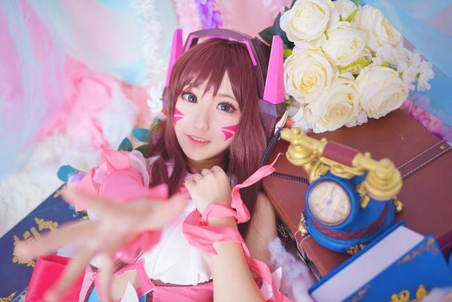 Cosplay福利/D.VA Cn：花柒