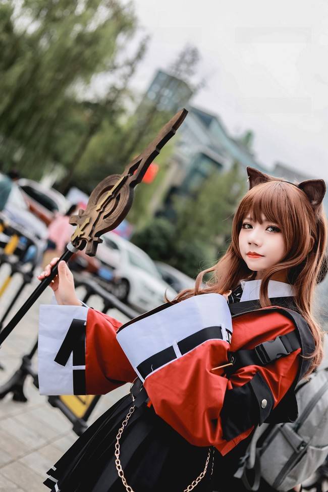 Cosplay福利/明日方舟​天火cosplay 摄影：秩序美学