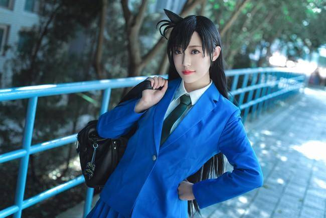 Cosplay福利/毛利兰cosplay 腿玩年