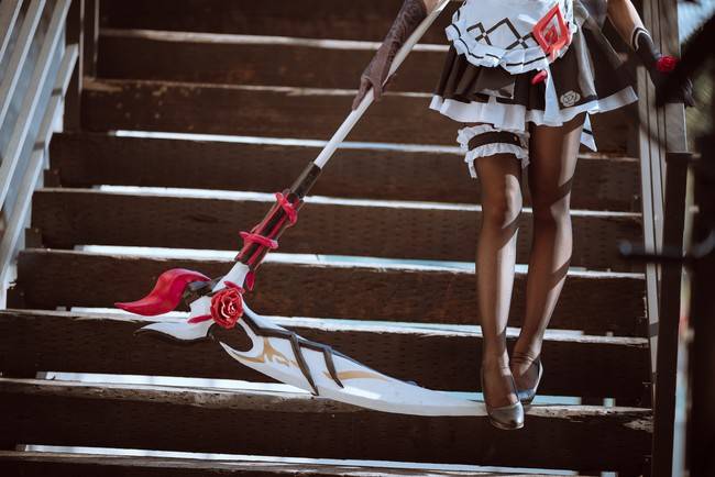 Cosplay福利/丽塔·洛丝薇瑟 黑丝cosplay Cn：吱吱吱吱吱