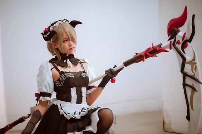 Cosplay福利/丽塔·洛丝薇瑟 黑丝cosplay Cn：吱吱吱吱吱