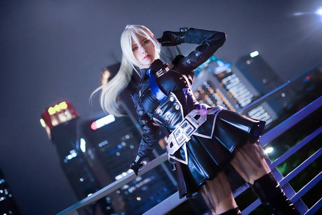 Cosplay福利/未来·黑夜使者 黑丝美腿 Cn：祭烛 摄影：你是老鼠吗