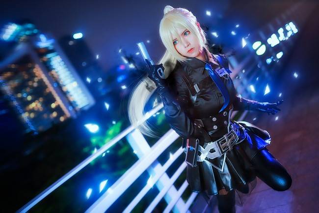 Cosplay福利/未来·黑夜使者 黑丝美腿 Cn：祭烛 摄影：你是老鼠吗