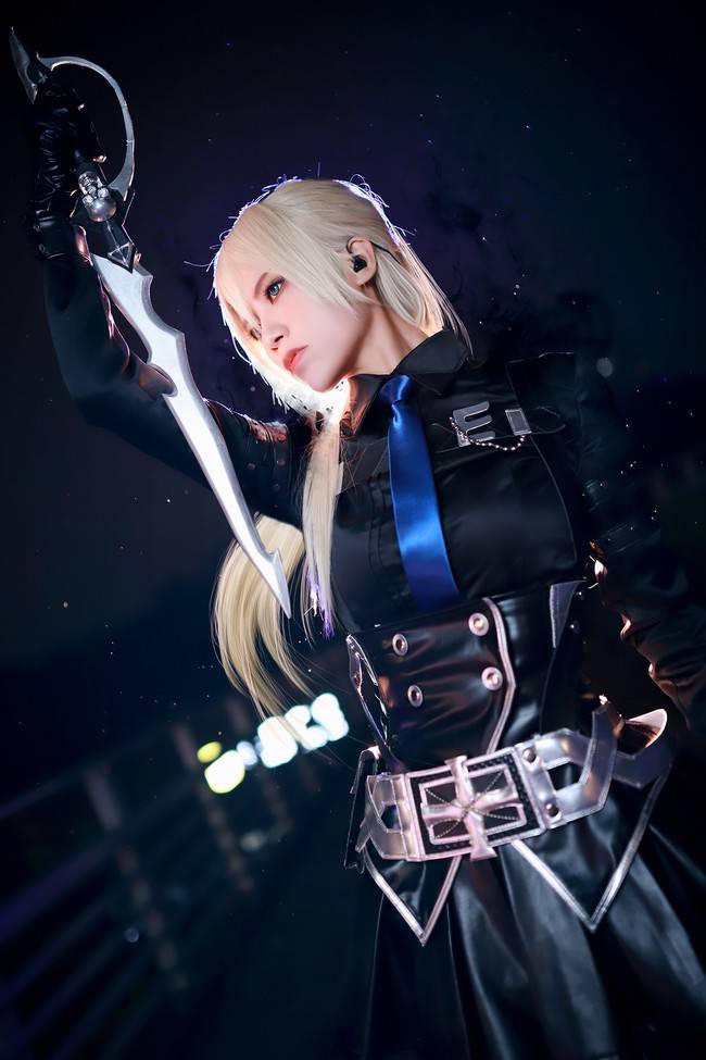 Cosplay福利/未来·黑夜使者 黑丝美腿 Cn：祭烛 摄影：你是老鼠吗