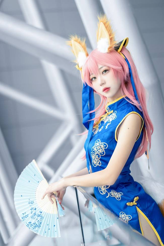 Cosplay福利/玉藻前 旗袍cosplay 摄影：肥恒