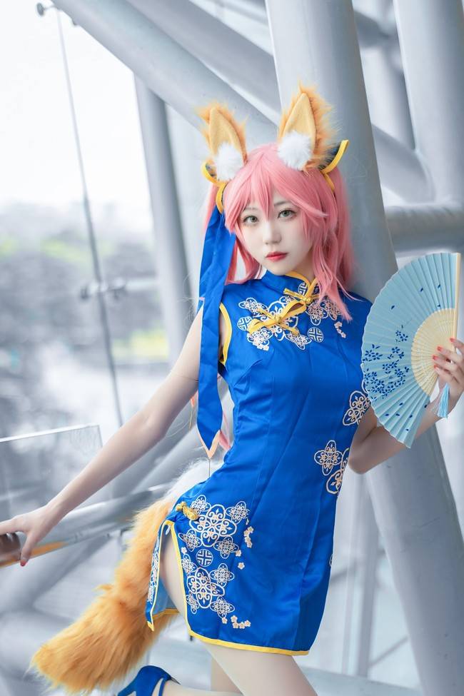 Cosplay福利/玉藻前 旗袍cosplay 摄影：肥恒