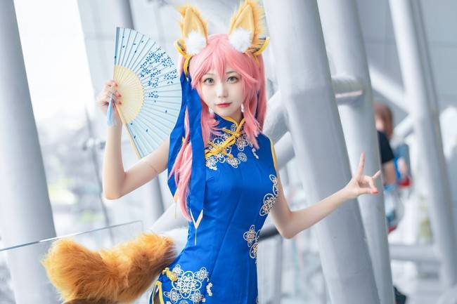 Cosplay福利/玉藻前 旗袍cosplay 摄影：肥恒