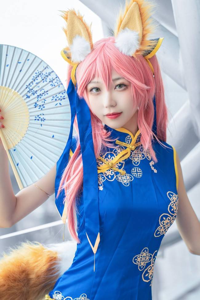 Cosplay福利/玉藻前 旗袍cosplay 摄影：肥恒
