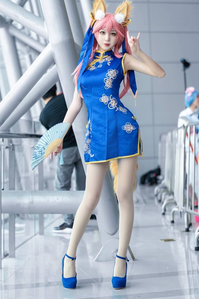 Cosplay福利/玉藻前 旗袍cosplay 摄影：肥恒
