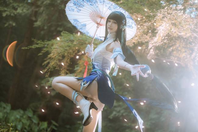 Cosplay福利/西施cosplay Cn：戚顾儿 摄影：菠蘿Boge