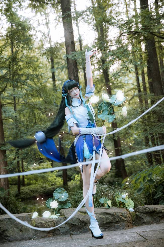 Cosplay福利/西施cosplay Cn：戚顾儿 摄影：菠蘿Boge