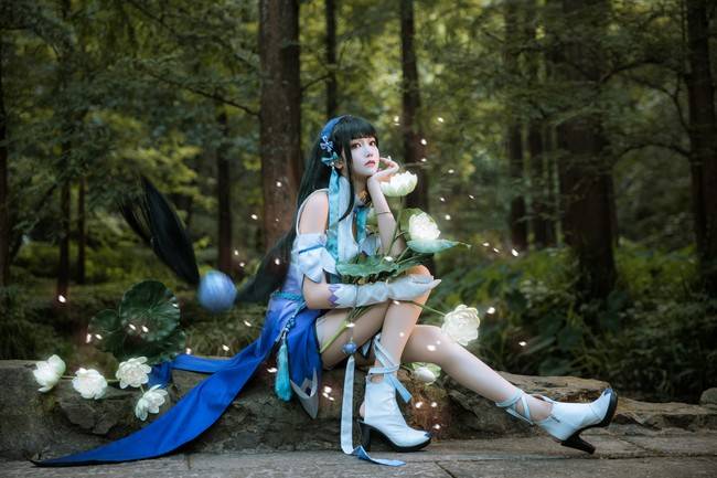 Cosplay福利/西施cosplay Cn：戚顾儿 摄影：菠蘿Boge