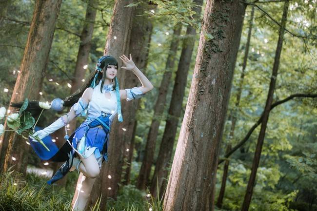 Cosplay福利/西施cosplay Cn：戚顾儿 摄影：菠蘿Boge