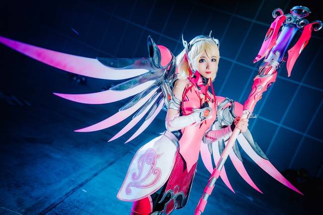 Cosplay福利/守望先锋 天使cosplay Cn：rioko凉凉子