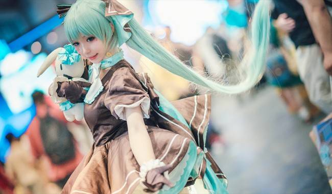 Cosplay福利/VOCALOID 角色：初音 Cn：花柒