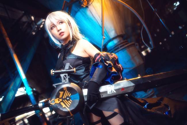 Cosplay福利/明日方舟 斯卡蒂cosplay Cn：寞羽