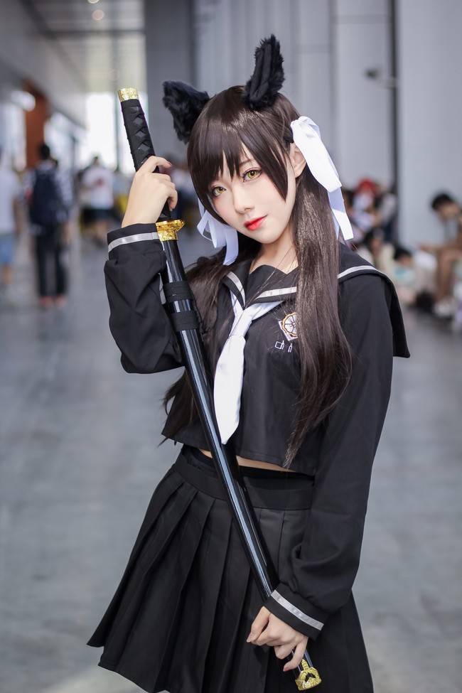 Cosplay福利/爱宕cosplay Cn：蓝途