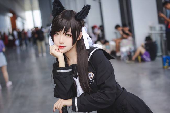 Cosplay福利/爱宕cosplay Cn：蓝途