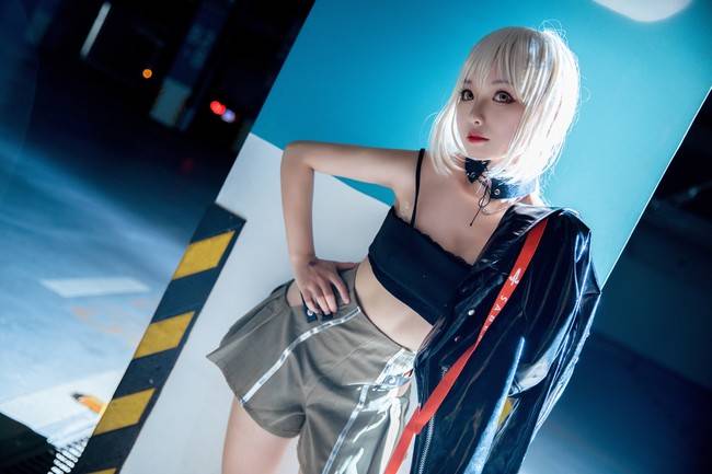 Cosplay福利/Fate/Grand Order 黑呆cosplay Cn：啾咕啾_蓝缡