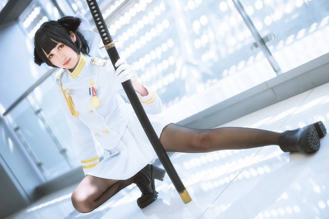 Cosplay福利/高雄獒黑丝美腿cos福利 Cn：芝士不想被吃